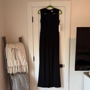 Calvin Klein Black Sleeveless Jumpsuit
